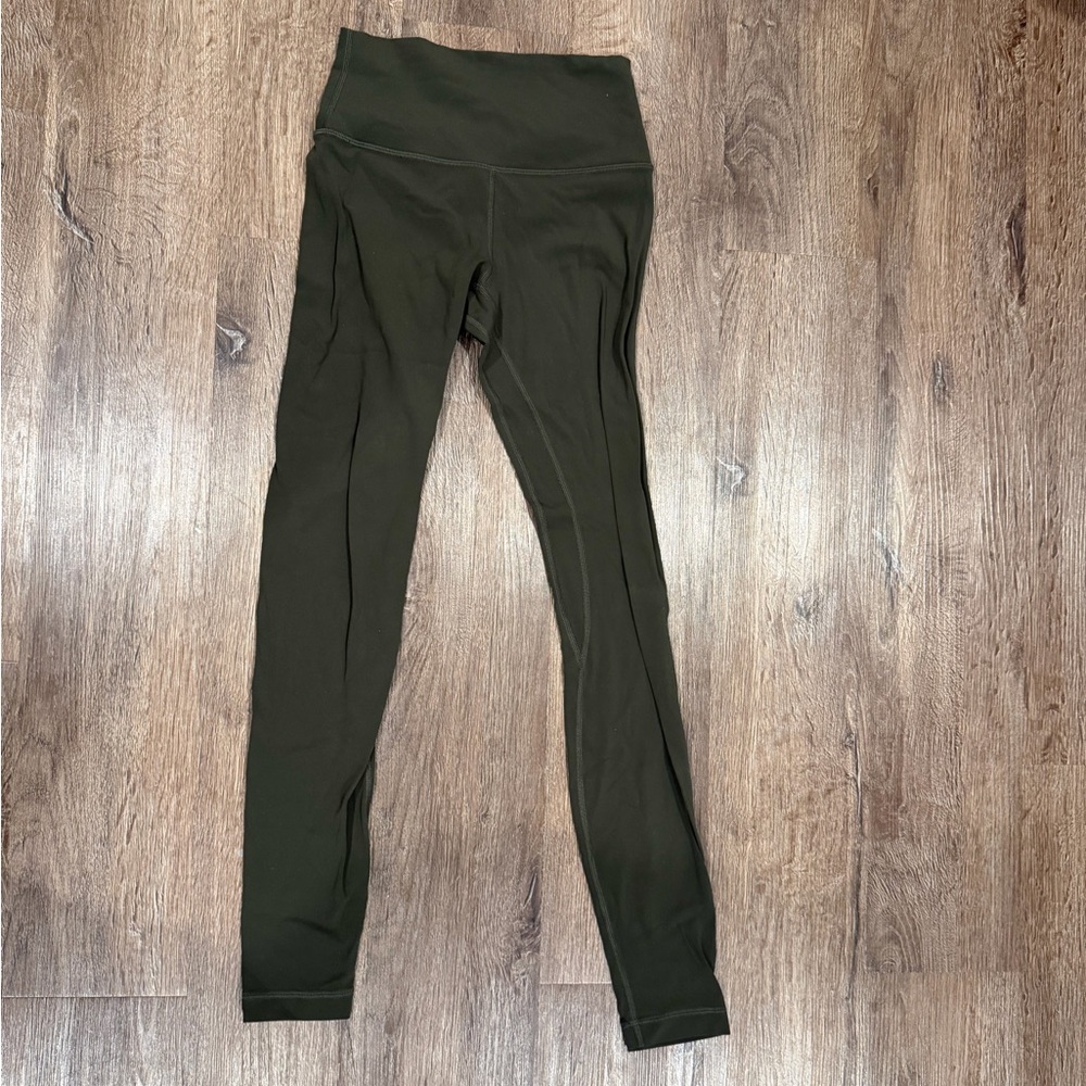 High-Waisted Olive Leggings